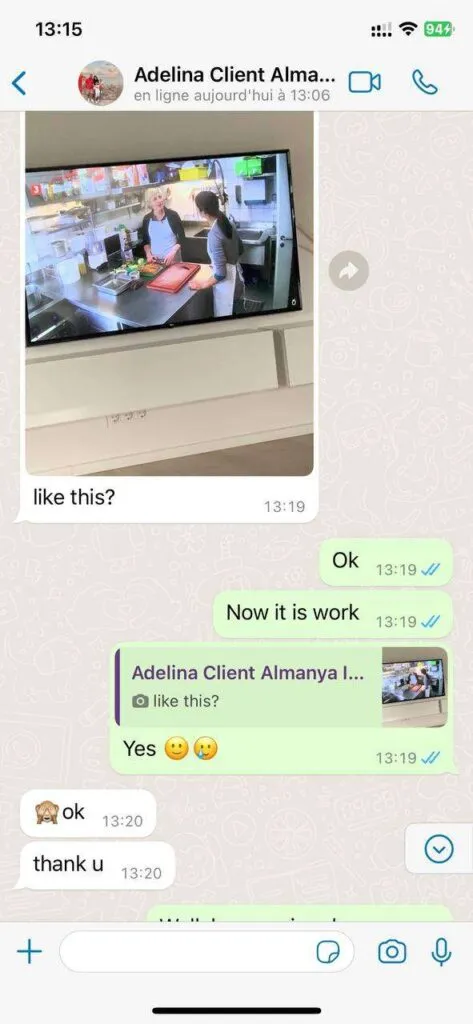 NigmaTV IPTV WhatsApp support screenshot 4
